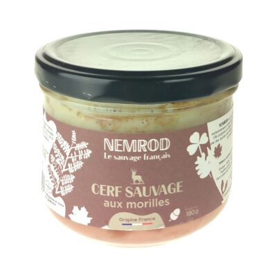 Terrine de Cerf aux Morilles 180g, Nemrod